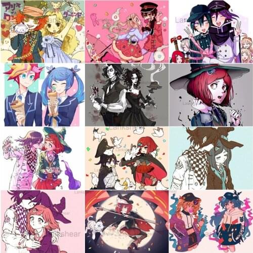 5D Diy Diamond Painting Anime Character Illustration Exquisite Decoration Ornaments Cartoon Girl Hobby Craft Home Decor Gift