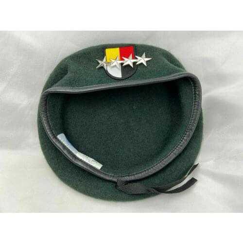 US Army 3th Special Forces Group Green Beret OFFICER 4 STAR GENERAL RANK Hat Military Store