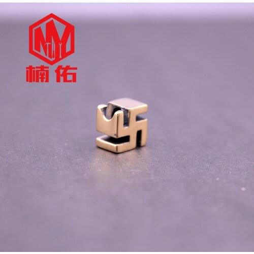 Buddhist Buddhist Talisman Brass EDC Paracord Knife Bead Lanyard Pendant