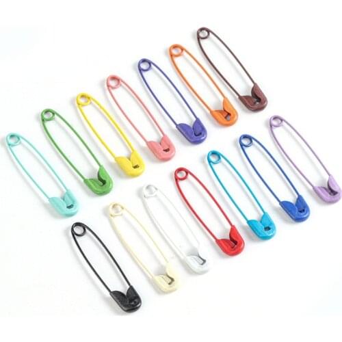 50Pcs 3CM Mix Color Alloy Safety Pins DIY Sewing Tools Accessory Metal Needles Small Brooch Apparel Accessories