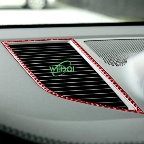 Car Central Air Conditioning Outlet Decoration Sticker For Porsche Macan 2014-2021 Vent Frame Molding Cover Kit Trim