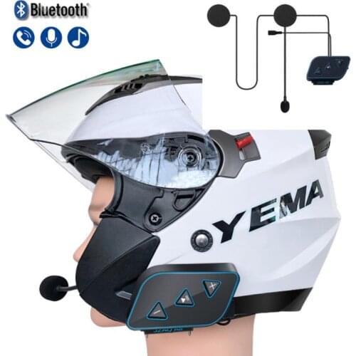 Helmet Headset Bluetooth-compat CSR Motorcycle Earphones Wireless Speaker Headphone Handsfree Call Music Play Support Charging