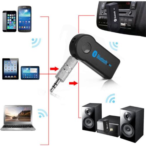 Hot Sale 3.5mm Wireless Bluetooth Audio Stereo Music Receiver Adapter Mic Home Car Converter