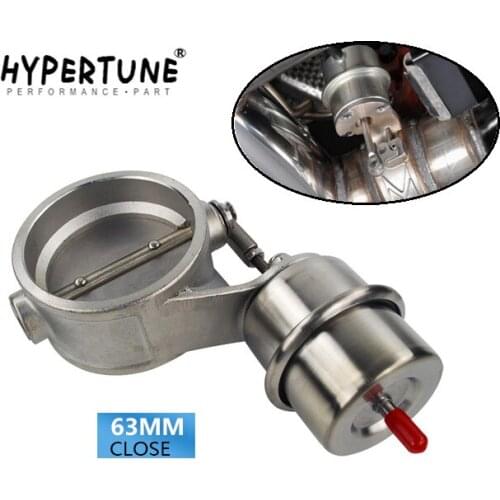 Hypertune - Exhaust Control Valve With Vacuum Actuator Cutout 2.5" 63mm Pipe CLOSED with ROD HT-ECV03+ROD