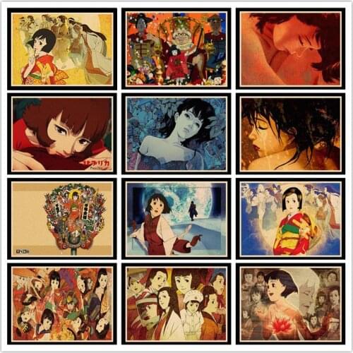 Perfect JL Japanese Anime Movie Poster decoration painting changeable civet cat Classic Movie Poster gather HBA40