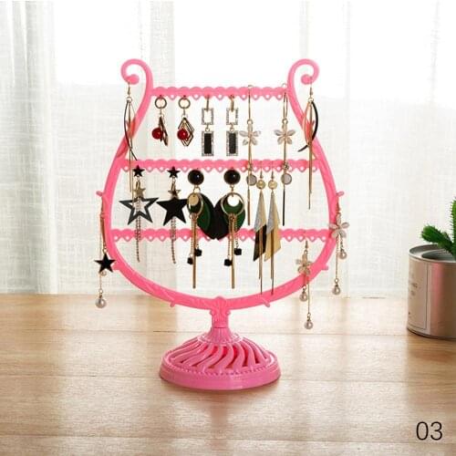 Creative Wine Cup Shape Earrings Bracelet Storage Shelf Jewelry Display Holder Ear Stud Stand Antler Tree jewelry Organizer