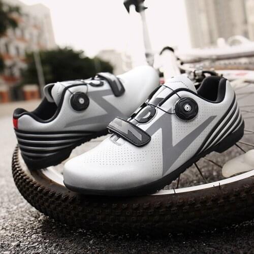 Road Cycling Shoes Men Racing Bike Sneakers Women Professional Breathable Carbon Fiber Mountain Bicycle Self-Locking Shoes New