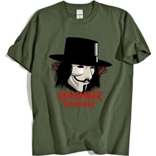 Remember Uncle Mask Hip Hop Print Male T Shirts Loose Loose T Shirts New Fashion Summer T Shirts Crewneck Casual Tshirt Men New