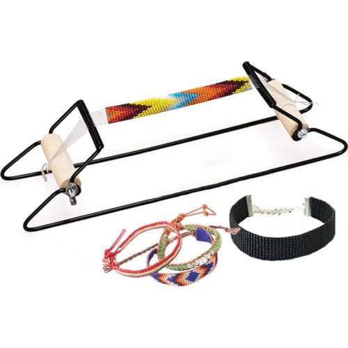 Bead Beading Loom Set Wood Weaving for Jewelry Bracelets Necklaces Make DIY Handmade Bead Knitting Tools Best New Year Gifts