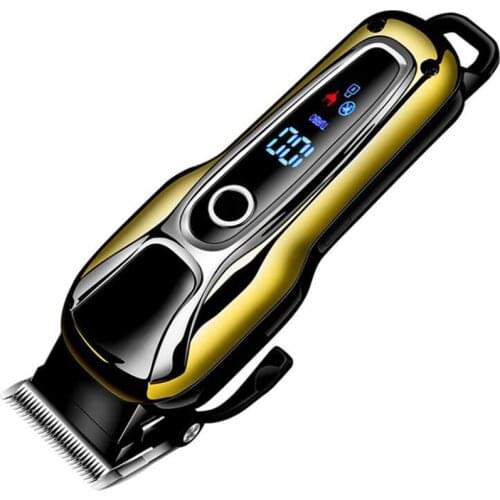 Rechargeable Hair Cutter for Men Barber Hair Trimmer Cord/Cordless Haircutting & Trimming Set for Heads, Beards & Body Grooming