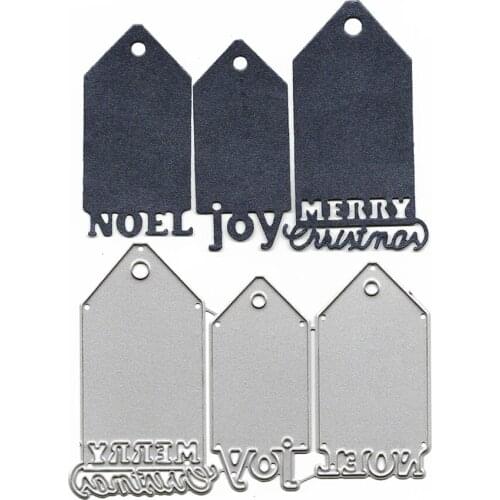 Christmas Metal Cutting Dies Scrapbooking DIY Mold Photo Album Decoration Craft Die Cuts For Card Making Stamping Planner Dies