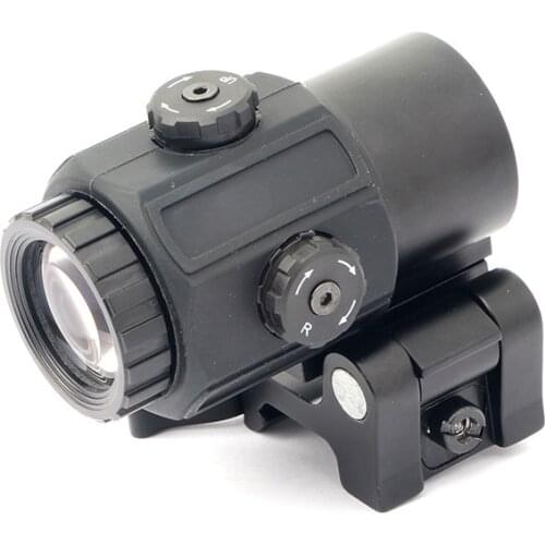 Tactical Red Dot sight G43 3x Magnifier Scope Sight with Switch to Side STS QD Mount Fit for 20mm rail Rifle