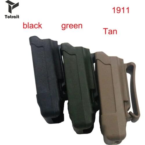 TOtrait CQC Stack Magazine Holster Tactical Mag Holder for 1911 Caliber Magazine or Glock 9mm Caliber black/green/Tan