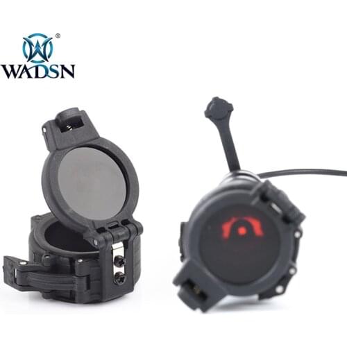 WADSN Airsoft Flashlight IR Filter 25mm M300 + M600 Softair Hunting Scout light Accessories Ir Cover Black WEX600 Weapon Lights