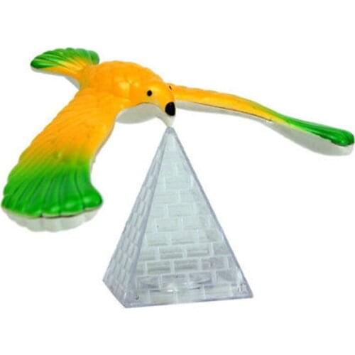 Funny Balancing Eagle With Pyramid Stand Magic Balancing Bird office Desk Decoration Kids Educational Toy Birthday Gift