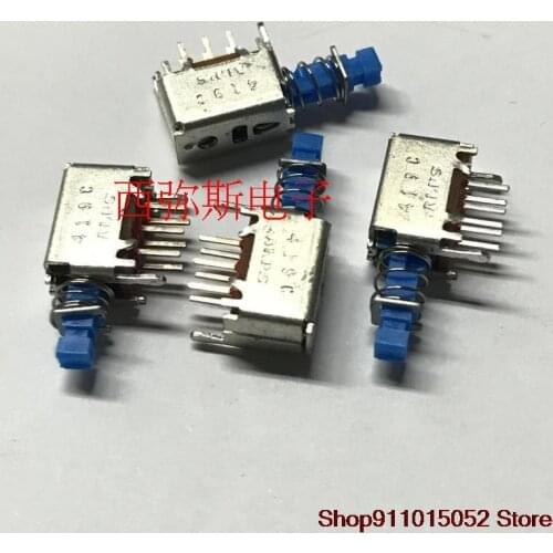 10 PCS Japan ALPS alpine SPPJ320600 latching switch 6 foot press a two-way switch