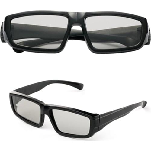 4pcs Pack 3D Polarization Eyewear for TVs/Cinemas/Movies,Polarizer Glasses (RealD),Passive Circular Polarized Real D 3D Glasses