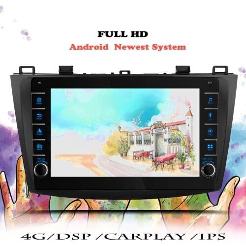 Car Auto Radio Carplay For Mazda 3 2010 2011 2012 2013 maxx axela Android 10 Multimedia Player Navigation GPS 2 din DVD Cassette