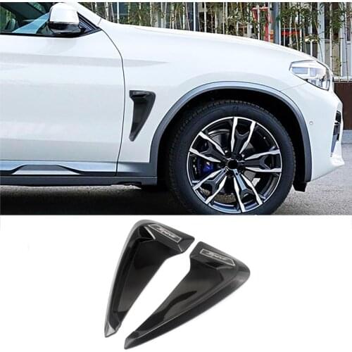 Car Accessories ABS Flexible Carbon Fiber Side Marker Fender Air Flow Car Sticker For M5 M2 X1 X2 X3 X4 X5 F10 F30 e46 Z4 X6 M3