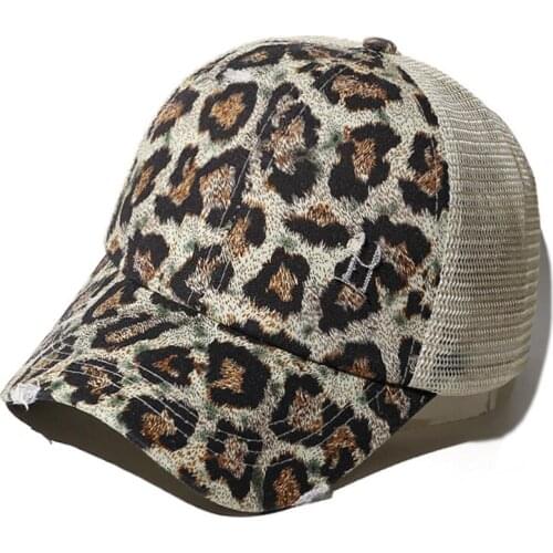 New Style Ponytail Womens Baseball Caps Outdoor Summer Fashion Mesh Caps Adjustable Hollow Design Sun Hats For Ladies Wholesale