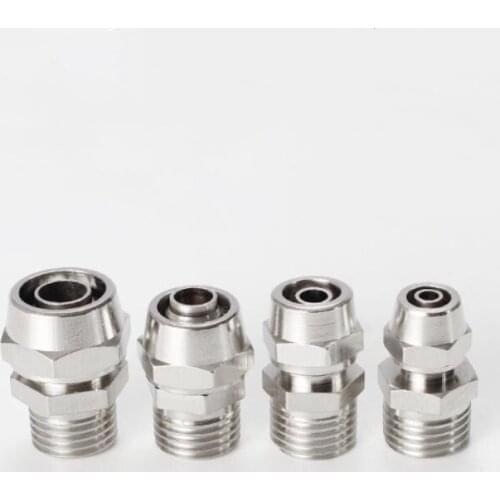 1/8" 1/4" 3/8" 1/2" BSP Male Pneumatic Pipe Fitting Fast Twist Quick Connector Coupler Tube OD 4mm 6mm 8mm 10mm 12mm 14mm 16mm