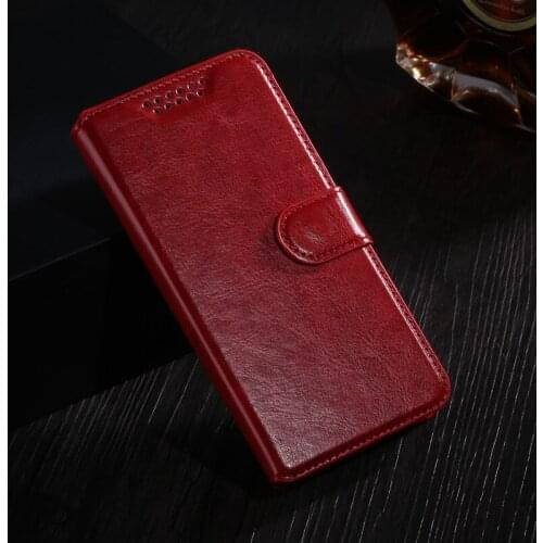 For Doogee T6 Pro Case Luxury PU Leather Back Cover Case For Doogee T6 Case 5.5 Flip Protective Phone Bag Skin With Slots Funda