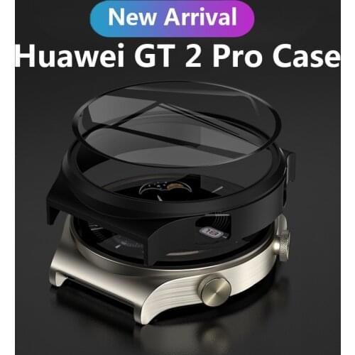 New Case for Huawei Watch GT2 Pro 46mm Full Coverage Bumper Case Cover with Tempered Glass Screen Protector for huawei GT 2 pro