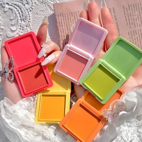 Girly Party Monochrome Blush Palette Rouge Palette Matte Pearlescent Blush Face Contour Palette Female Cosmetics Cute Makeup