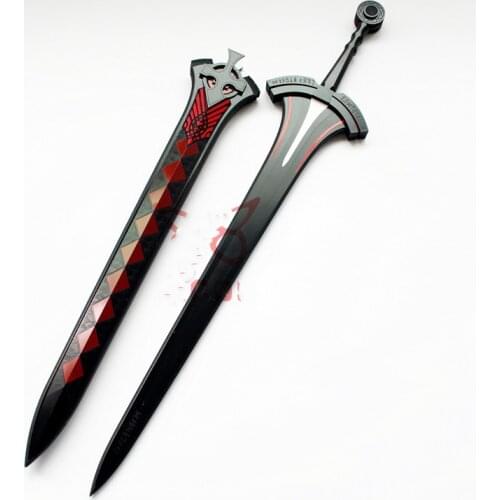 Excalibur Fate King Arthur Pendragon Saber Cosplay Sword and Scabbard Blackening style Prop