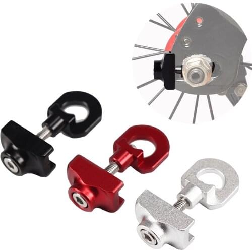 FIRECLUB 2pcs Bicycle Chain Adjuster CNC Aluminum Alloy Bike Chain Tensioner Fastener Bolt Fit For Folding Bicycle