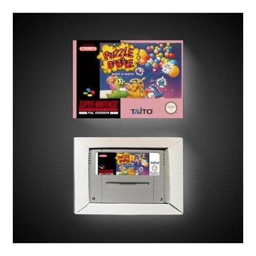 PUZZLE BOBBLE - EUR Version Action Game Card with Retail Box