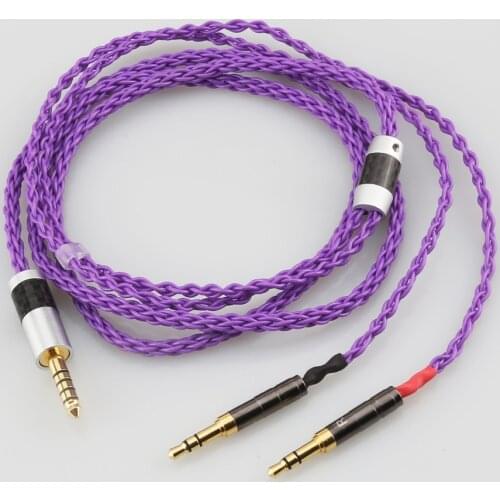 HiFi Audiocrast P819AG 4.4 to Sundara Aventho focal elegia t1 t5p D7200 MDR-Z7 2.5/3.5/4.4mm Balance Headphone Cables