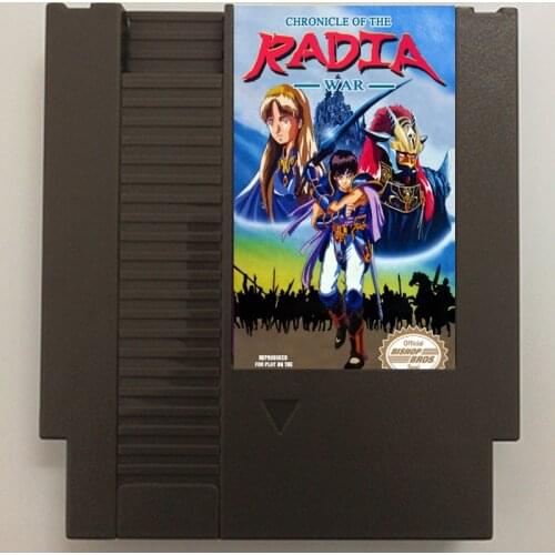Chronicles Of The Radia War Memory Game With Battery Save For Nes Card For 72 Pin 8 Bit Game Player