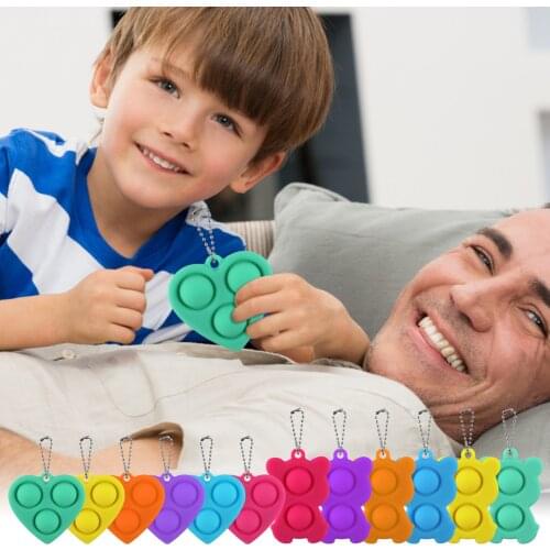 Mini Pendant Decompression Toys Autism Needs Squishy Reliever Stress Toy Adult Child Funny Anti-stress Table Game Keychain