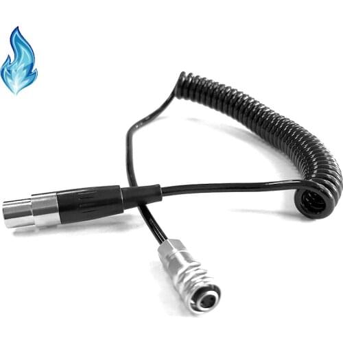 Mini XLR 4Pins Female to WEIPU FS6 SF610/S2 Power Cables for BMPCC4K BMPCC6K Blackmagic Pocket Cinema Camera 4K 6k