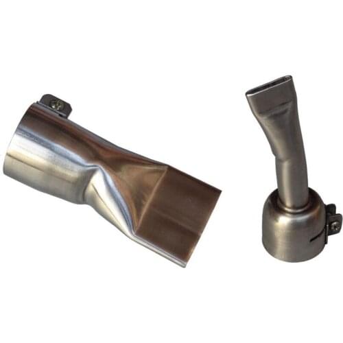 Plastic welder welding tips 40mm flat nozzle+20mm stainless steel flat welding nozzle