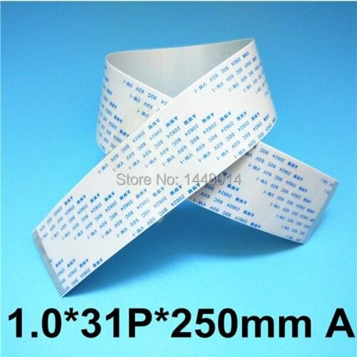 Durable 20pcs for Epson DX5 printhead cable 31pins for Allwin Human Galaxy Zhongye Aifa DX5 decoder data cable 250mm 25cm long