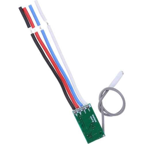 2pcs 433 Mhz 1CH RF Relay Receiver Universal Wireless Remote Control Switch Micro Module LED Light Controller DC 3.6V-24V DIY