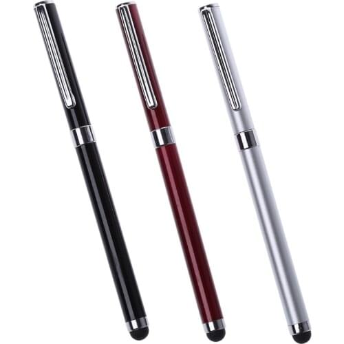 Luxury Metal Ballpoint Pen Capacitive Stylus Gel Pen Office Supplies Ball Pen