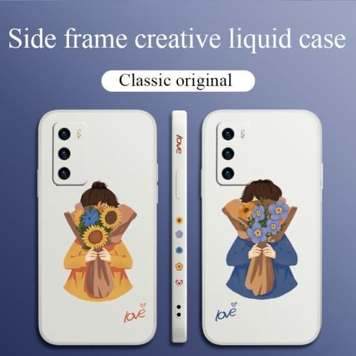 Joyful Azalea Boy Phone Case For Huawei P40 P40Lite P30 P20 Mate 40 40Pro 30 20 Pro Lite P Smart 2021 Y7a Silicone Cover