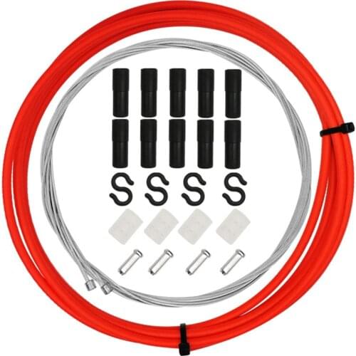 Bike Parts Universal Bicycle Brake Cable Housing & Shift Derailleur Cable Replacement for Mountain Road Bike Cycling Repairing