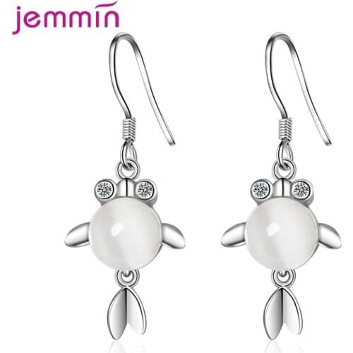 Delicate Goldfish Drop Earrings For Women Cubic Zircon Special Animal Fish Pendientes Dangle Earrings for Women Party Jewelry