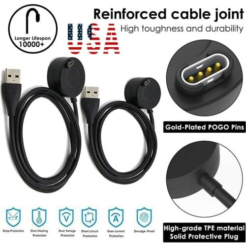 1M Charger For Garmin Fenix 5 5S Fenix 5X plus Forerunner 935 Vivoactive 3 Approach S60 X10 X40 Quatix 5 Smart Watch Accessories