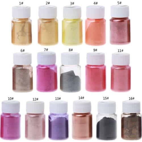 32 Colors 10g Resin Colorant Powder Mica Pearlescent Pigments Kit Jewelry Making