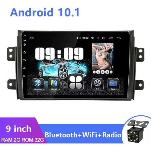 Android 10.1 2 din Car Radio Multimedia Video Player For Suzuki SX4 SX 4 2006 2007 2008 2009 2010 2011 2012 2013 2014 With frame