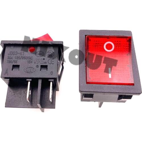 JD03-A1 new version of high-power rocker switch rocker power switch four corners 250V 30A takeover range is 125/250
