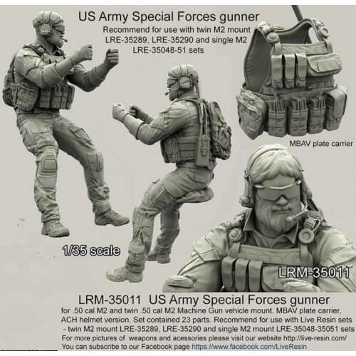 1/35 scale Modern Warfare US Special Forces soldier miniatures Resin Model Kit figure Free Shipping