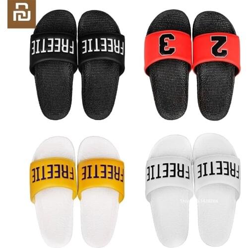 Youpin FREETIE cloud play casual slippers Rubber non-slip bottom ETPU cloud bomb Men Beach Shoes Outdoor home man flip flop