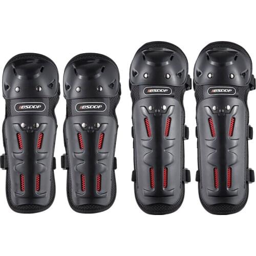 4pcs Motorcycle Knee Elbow Pads Kneecap Cycling Kneelet Cross Country Knight Protective Gears Leg Protector Outdoor Sports 1002
