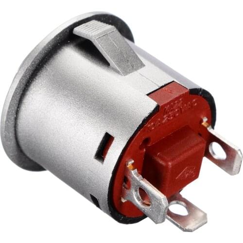 New Arrival 12V 22mm Red LED 1NO 1NC Power Button Switch Autolock Power Button Push Button ON/Off Switch Latching